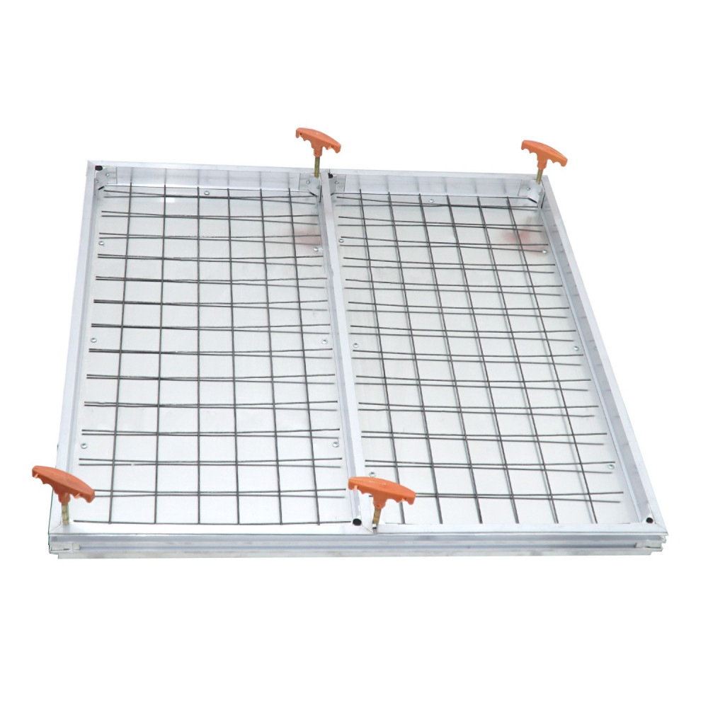 غطاء تفتيش الفتحات الارضية من ريبتال 2 باب